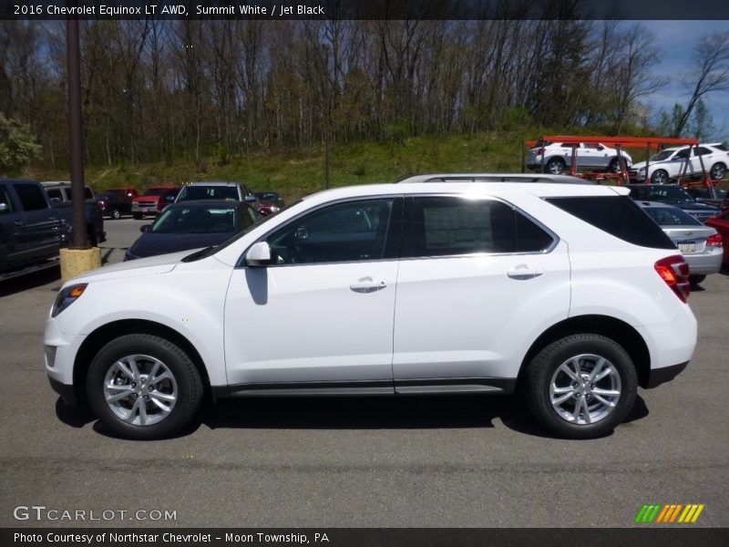 Summit White / Jet Black 2016 Chevrolet Equinox LT AWD
