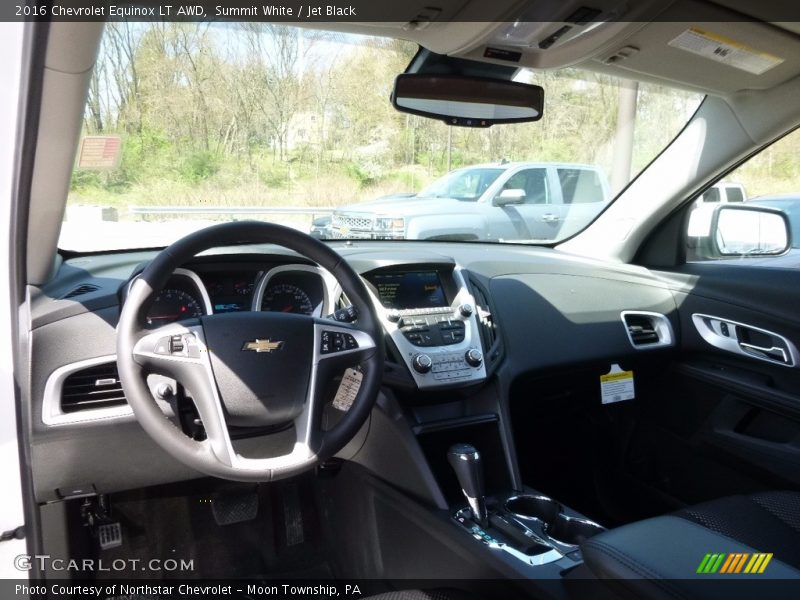 Summit White / Jet Black 2016 Chevrolet Equinox LT AWD