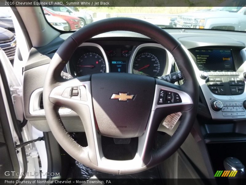 Summit White / Jet Black 2016 Chevrolet Equinox LT AWD