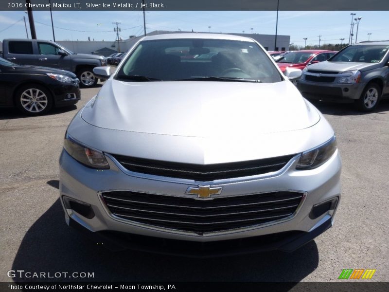 Silver Ice Metallic / Jet Black 2016 Chevrolet Malibu LT