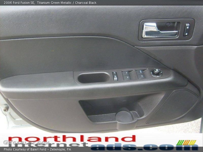 Titanium Green Metallic / Charcoal Black 2006 Ford Fusion SE
