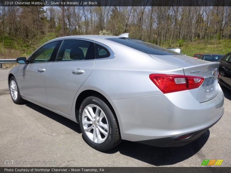 Silver Ice Metallic / Jet Black 2016 Chevrolet Malibu LT