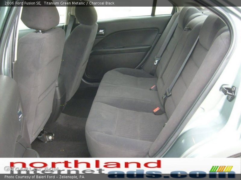 Titanium Green Metallic / Charcoal Black 2006 Ford Fusion SE