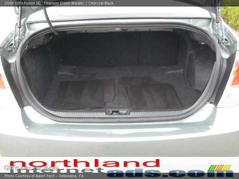 Titanium Green Metallic / Charcoal Black 2006 Ford Fusion SE
