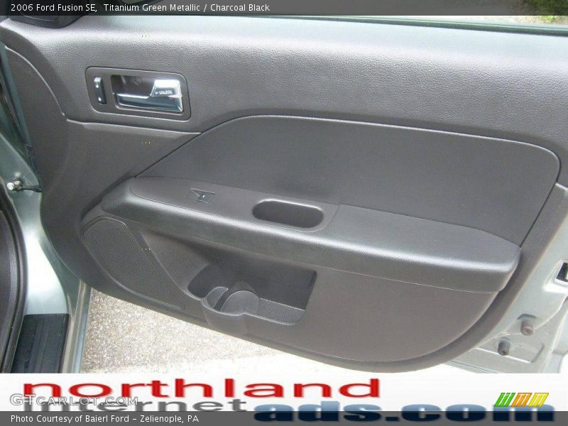 Titanium Green Metallic / Charcoal Black 2006 Ford Fusion SE