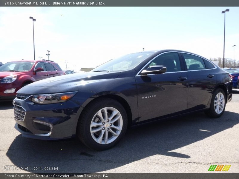 Blue Velvet Metallic / Jet Black 2016 Chevrolet Malibu LT