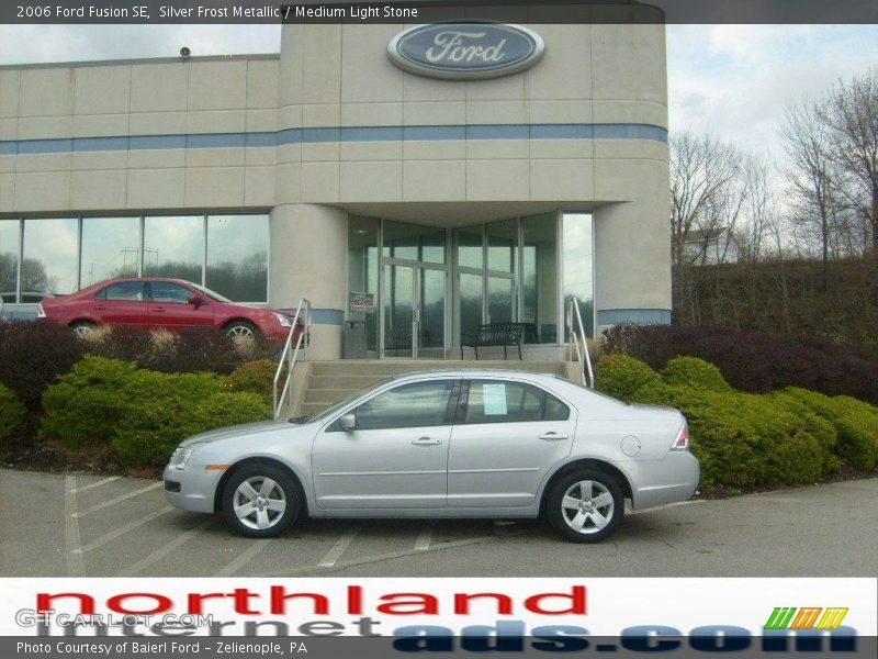 Silver Frost Metallic / Medium Light Stone 2006 Ford Fusion SE