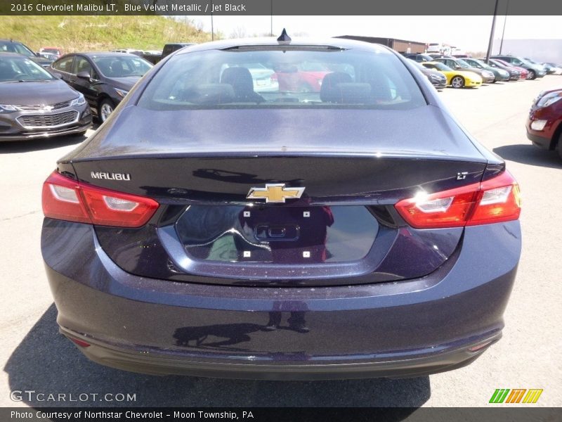 Blue Velvet Metallic / Jet Black 2016 Chevrolet Malibu LT