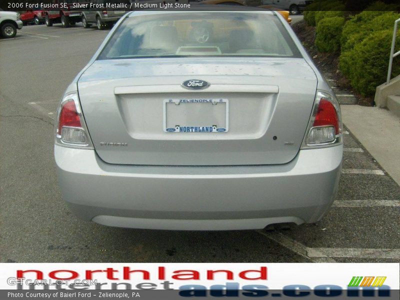 Silver Frost Metallic / Medium Light Stone 2006 Ford Fusion SE