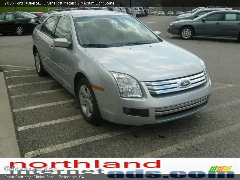 Silver Frost Metallic / Medium Light Stone 2006 Ford Fusion SE