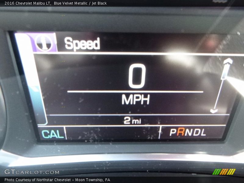 Blue Velvet Metallic / Jet Black 2016 Chevrolet Malibu LT