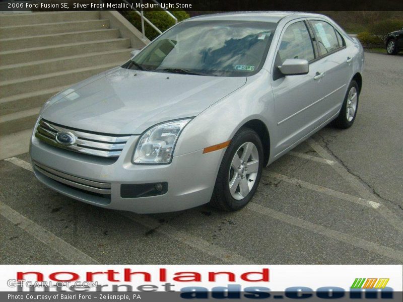 Silver Frost Metallic / Medium Light Stone 2006 Ford Fusion SE