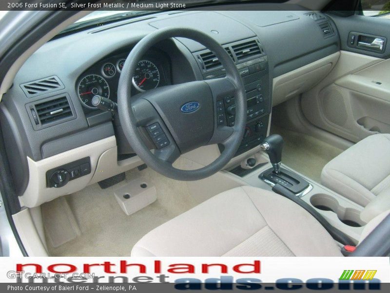 Silver Frost Metallic / Medium Light Stone 2006 Ford Fusion SE