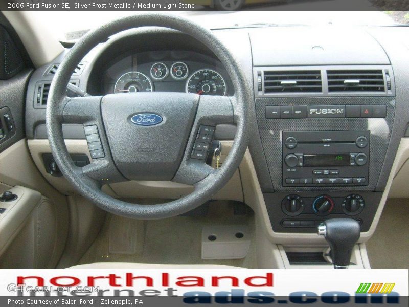 Silver Frost Metallic / Medium Light Stone 2006 Ford Fusion SE