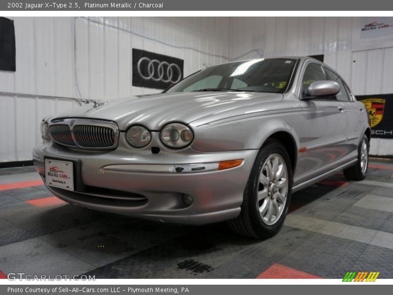 Platinum Metallic / Charcoal 2002 Jaguar X-Type 2.5