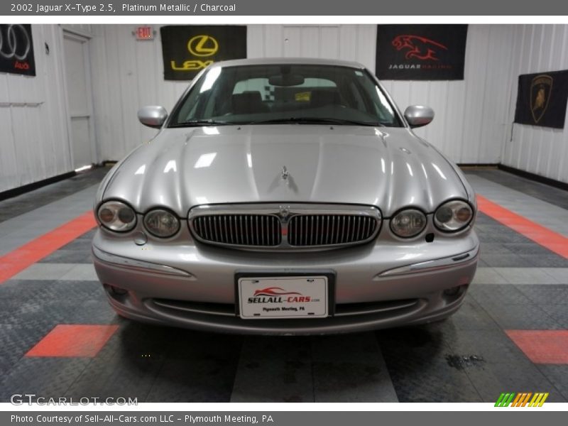 Platinum Metallic / Charcoal 2002 Jaguar X-Type 2.5