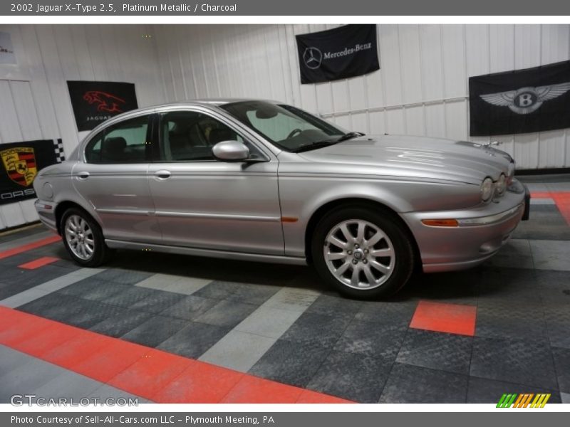 Platinum Metallic / Charcoal 2002 Jaguar X-Type 2.5