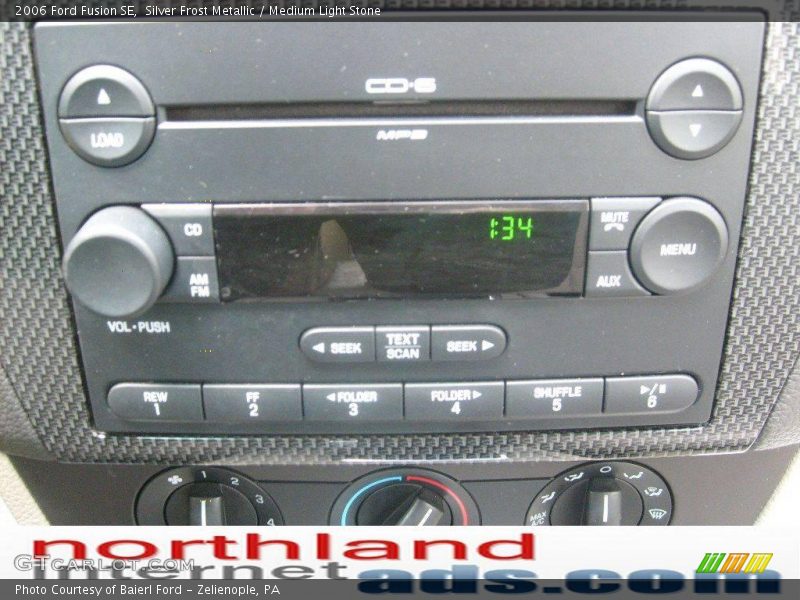 Silver Frost Metallic / Medium Light Stone 2006 Ford Fusion SE