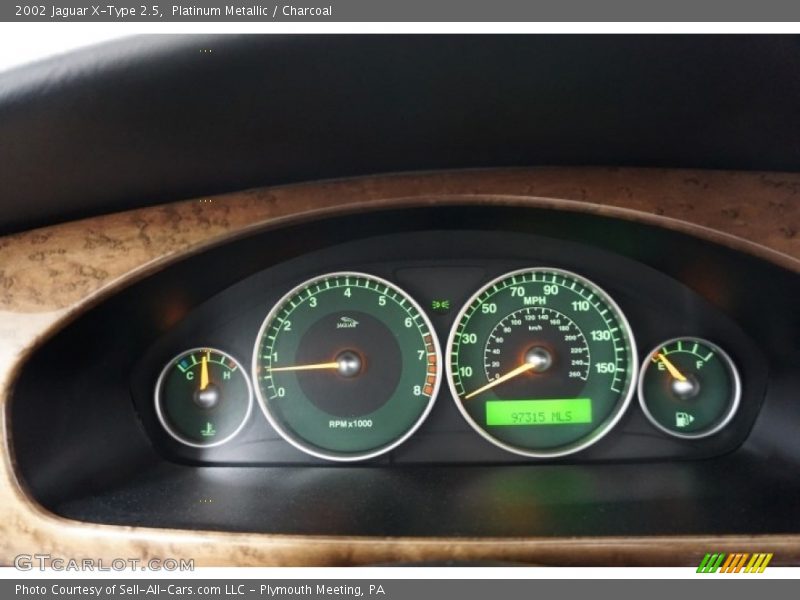 Platinum Metallic / Charcoal 2002 Jaguar X-Type 2.5