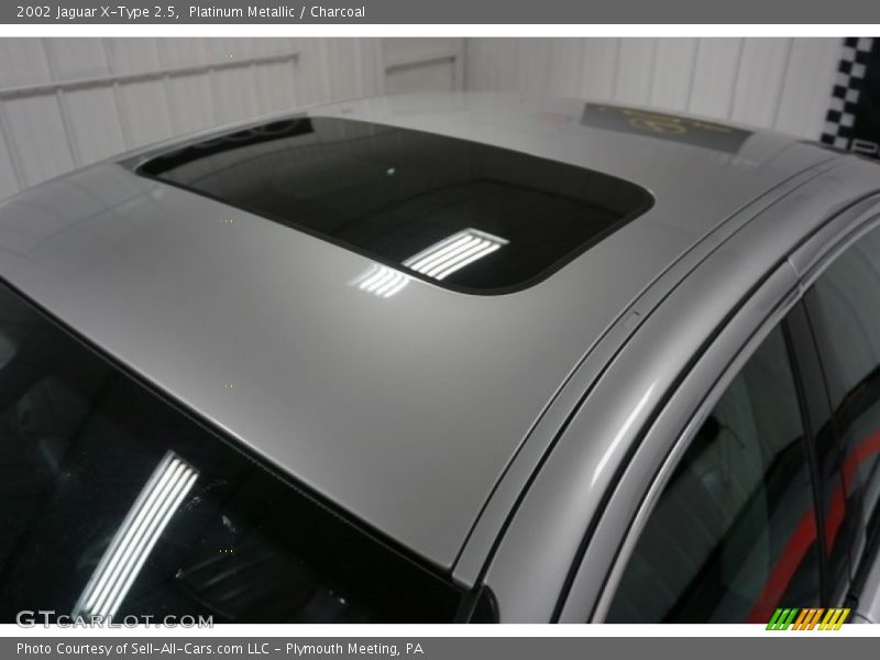 Platinum Metallic / Charcoal 2002 Jaguar X-Type 2.5