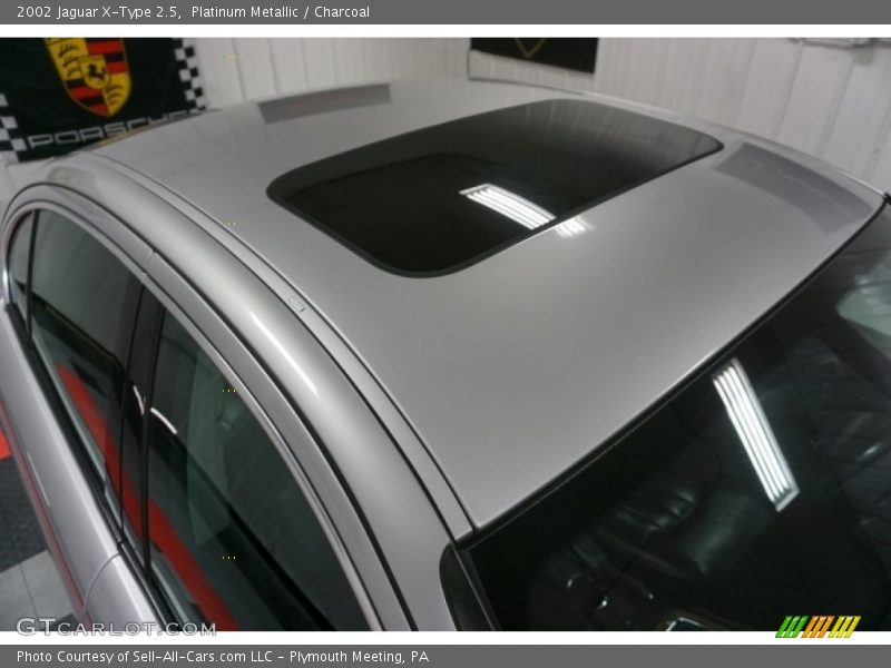Platinum Metallic / Charcoal 2002 Jaguar X-Type 2.5