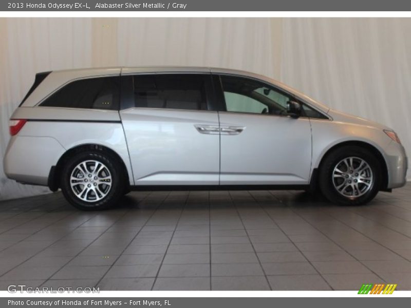 Alabaster Silver Metallic / Gray 2013 Honda Odyssey EX-L