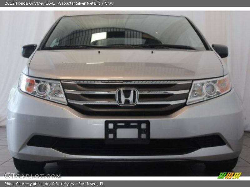 Alabaster Silver Metallic / Gray 2013 Honda Odyssey EX-L