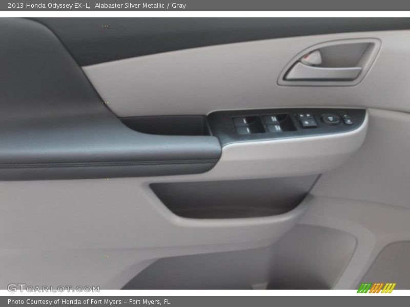 Alabaster Silver Metallic / Gray 2013 Honda Odyssey EX-L