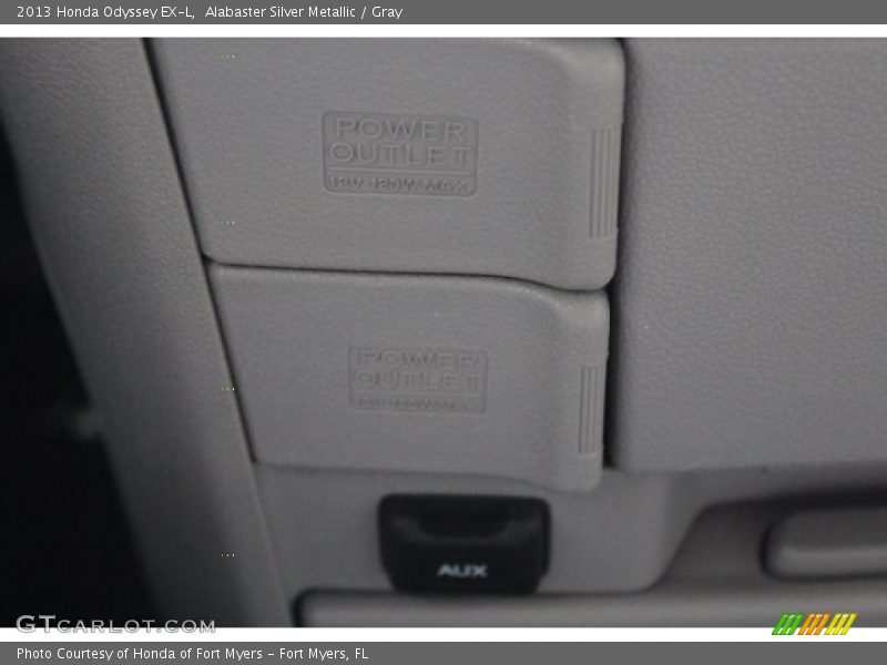 Alabaster Silver Metallic / Gray 2013 Honda Odyssey EX-L