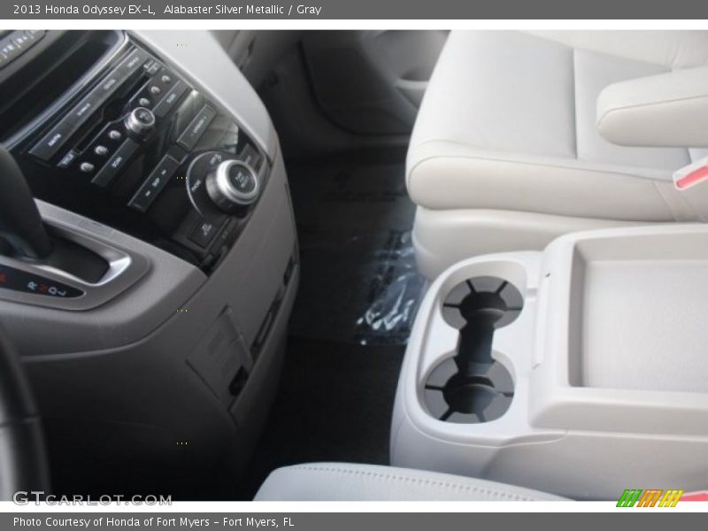 Alabaster Silver Metallic / Gray 2013 Honda Odyssey EX-L