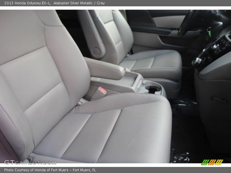 Alabaster Silver Metallic / Gray 2013 Honda Odyssey EX-L