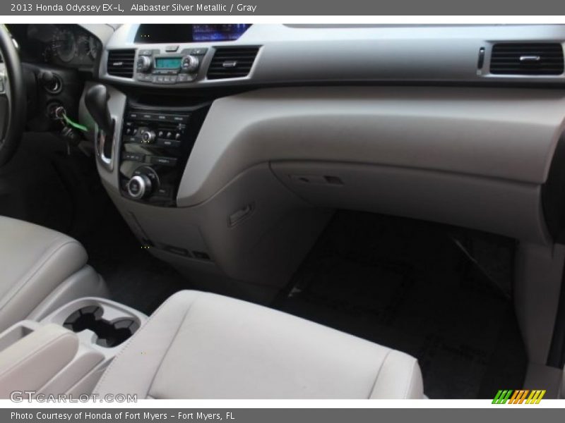 Alabaster Silver Metallic / Gray 2013 Honda Odyssey EX-L