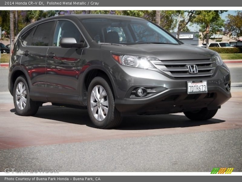 Polished Metal Metallic / Gray 2014 Honda CR-V EX