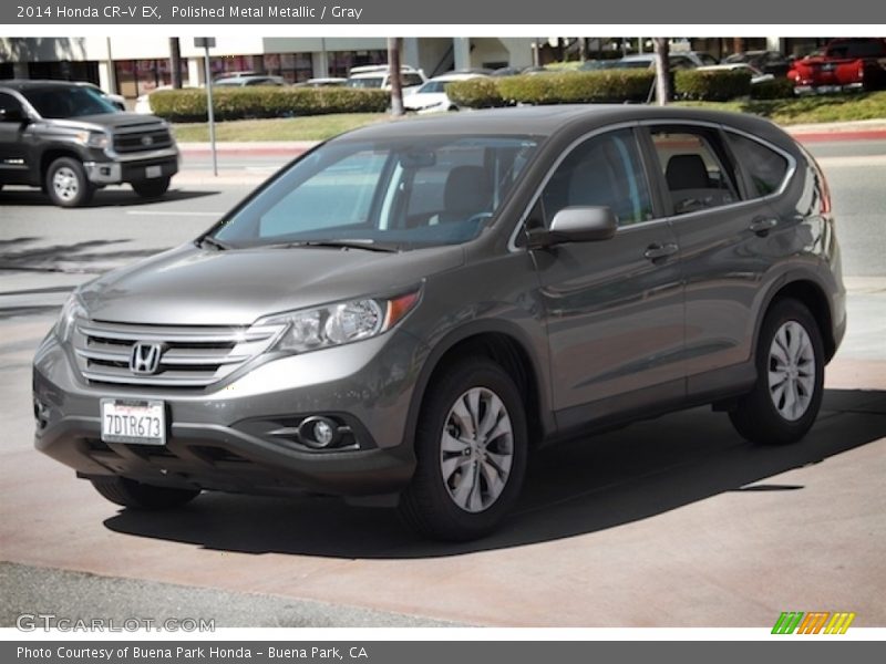 Polished Metal Metallic / Gray 2014 Honda CR-V EX