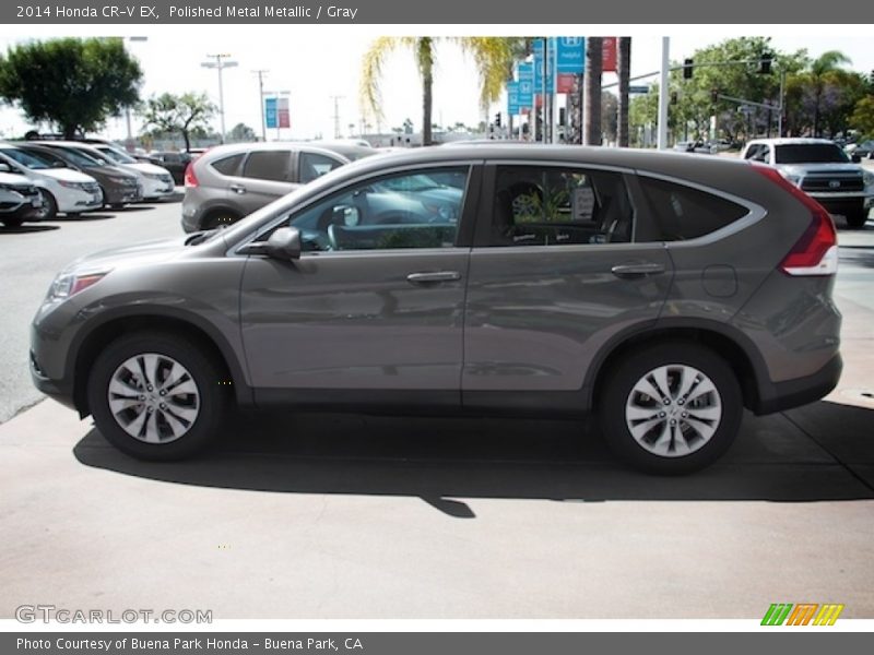 Polished Metal Metallic / Gray 2014 Honda CR-V EX