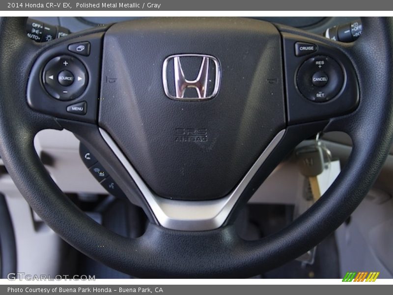 Polished Metal Metallic / Gray 2014 Honda CR-V EX