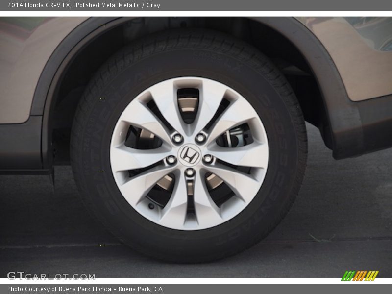 Polished Metal Metallic / Gray 2014 Honda CR-V EX