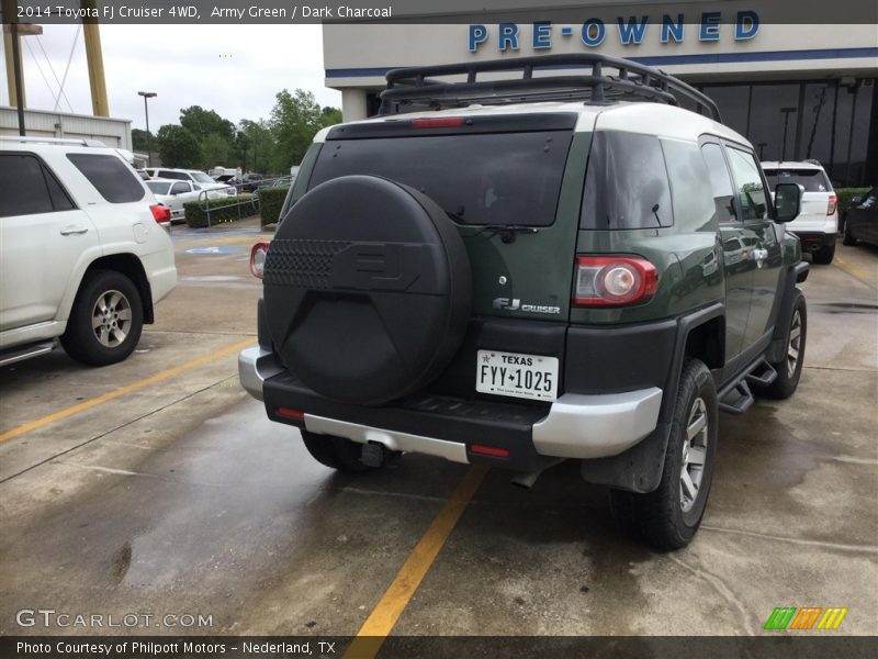 Army Green / Dark Charcoal 2014 Toyota FJ Cruiser 4WD