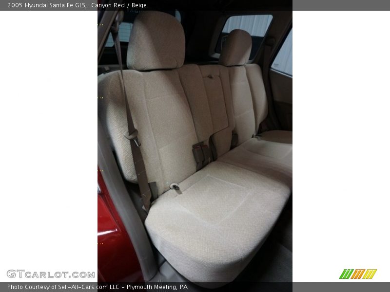 Canyon Red / Beige 2005 Hyundai Santa Fe GLS