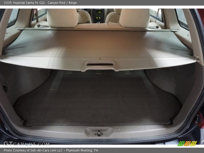 Canyon Red / Beige 2005 Hyundai Santa Fe GLS