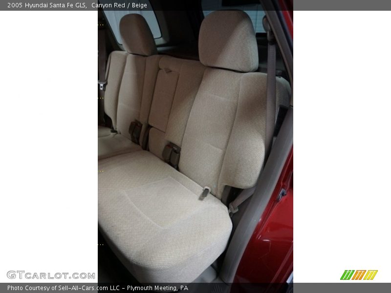 Canyon Red / Beige 2005 Hyundai Santa Fe GLS