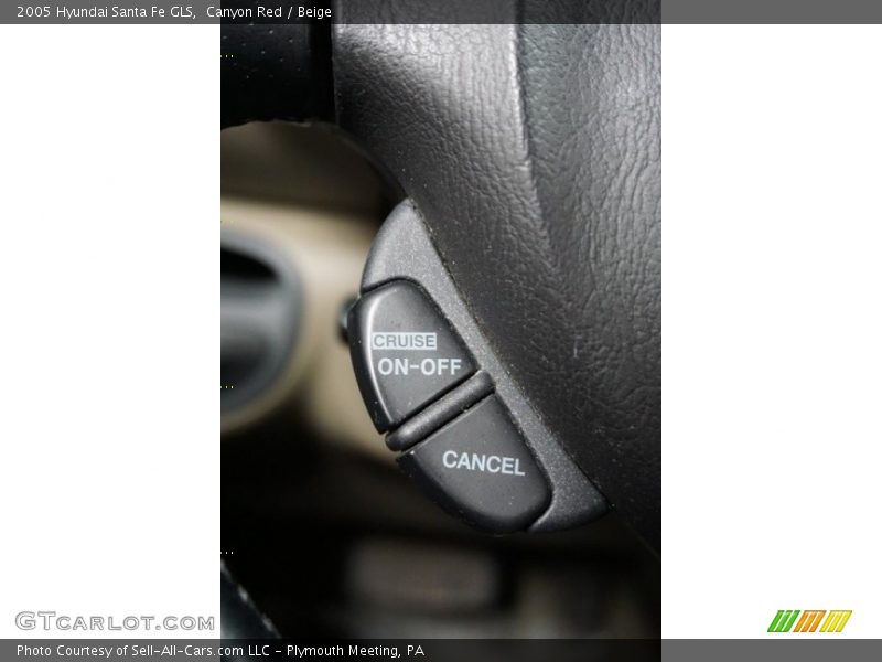 Canyon Red / Beige 2005 Hyundai Santa Fe GLS