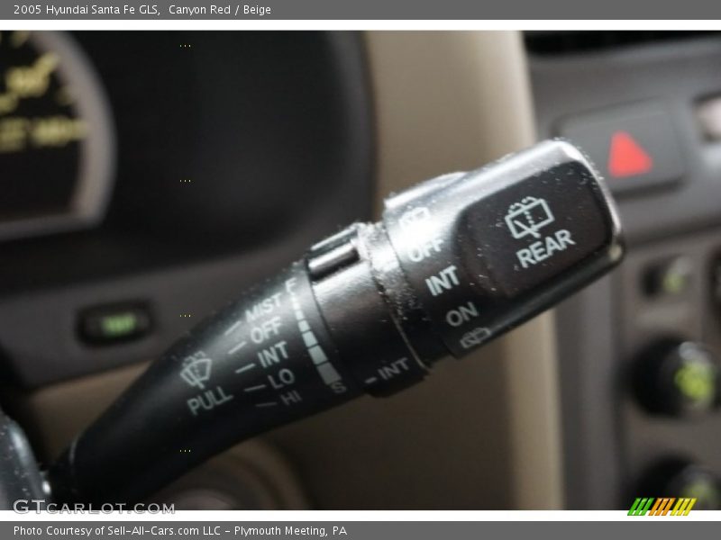 Canyon Red / Beige 2005 Hyundai Santa Fe GLS