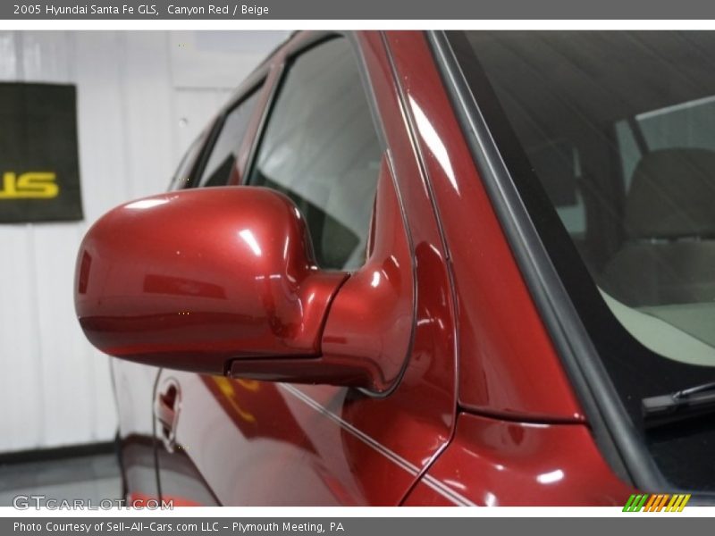 Canyon Red / Beige 2005 Hyundai Santa Fe GLS