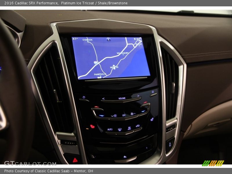 Navigation of 2016 SRX Performance