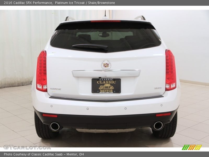 Platinum Ice Tricoat / Shale/Brownstone 2016 Cadillac SRX Performance