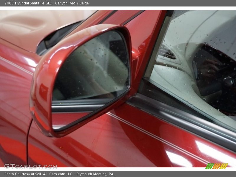 Canyon Red / Beige 2005 Hyundai Santa Fe GLS