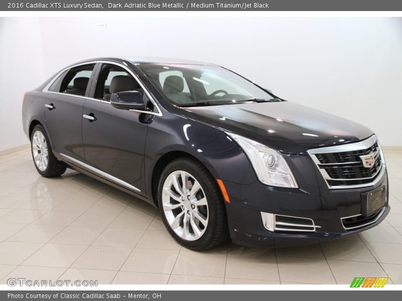 Dark Adriatic Blue Metallic / Medium Titanium/Jet Black 2016 Cadillac XTS Luxury Sedan