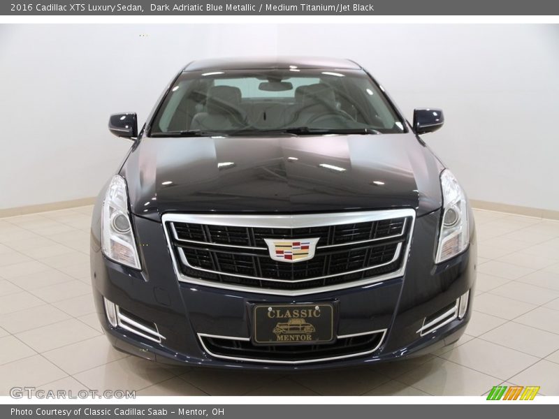 Dark Adriatic Blue Metallic / Medium Titanium/Jet Black 2016 Cadillac XTS Luxury Sedan