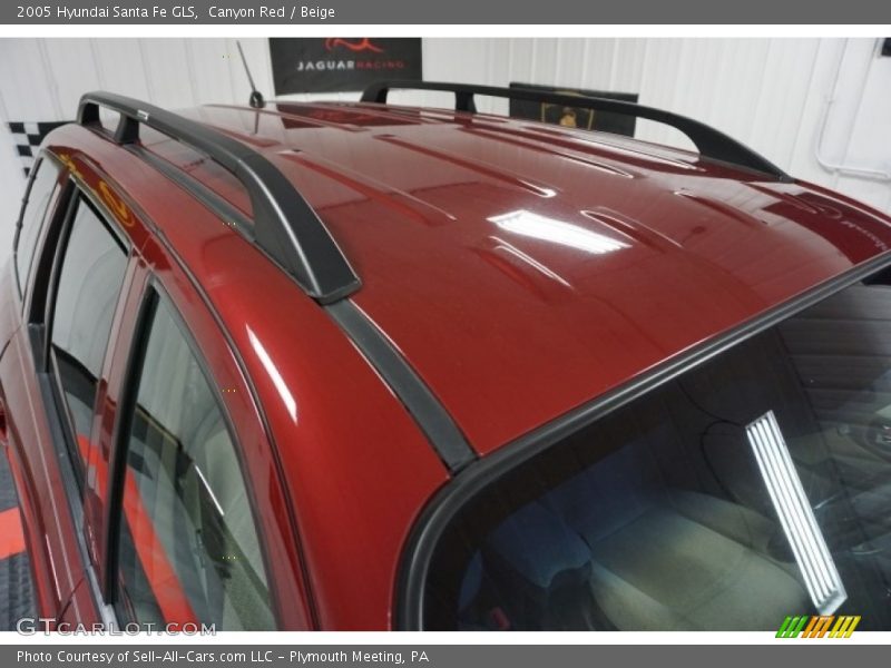 Canyon Red / Beige 2005 Hyundai Santa Fe GLS